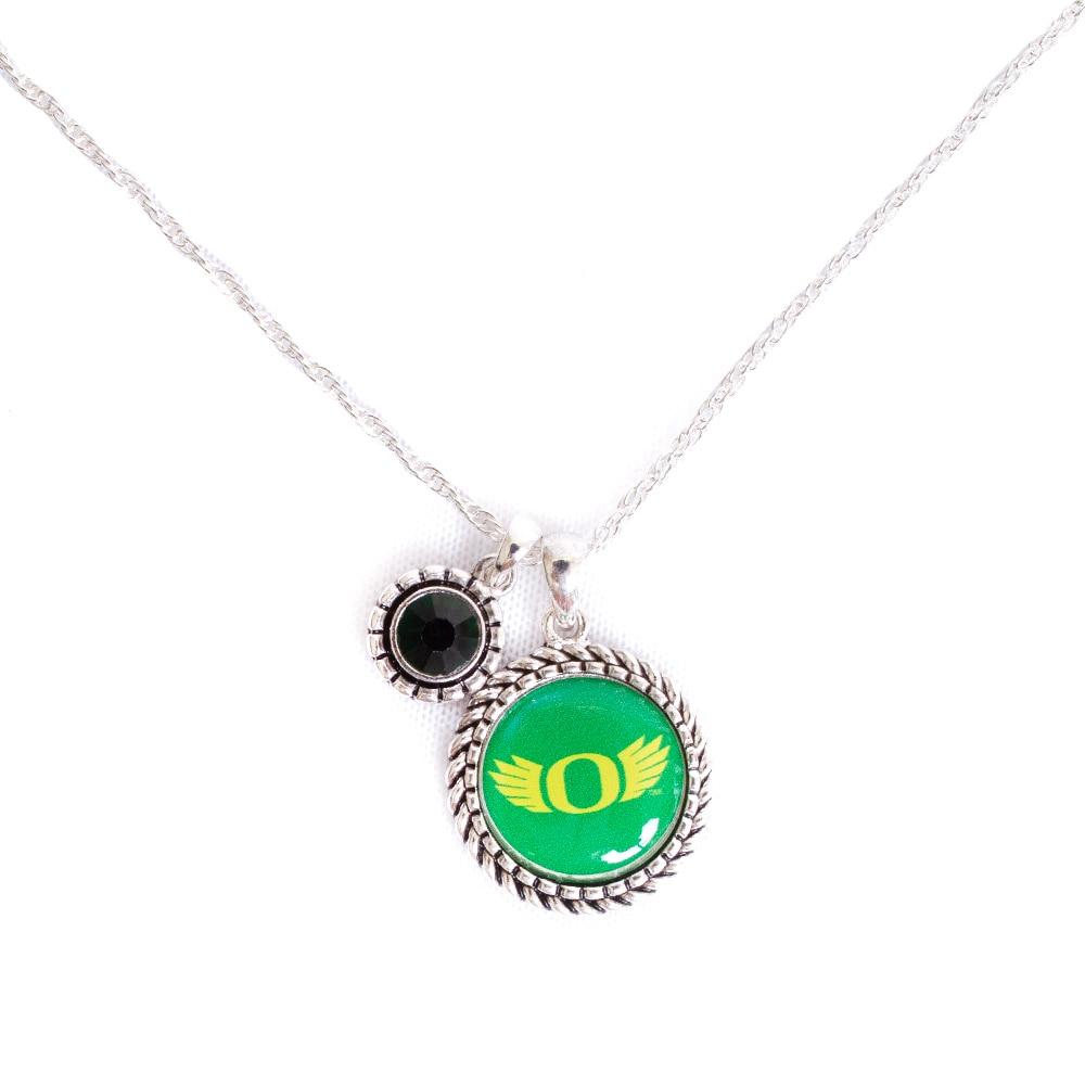 O Wings, Spirit Product, Green, Necklaces, Accessories, Women, Nina, Round, Medallion, 834084